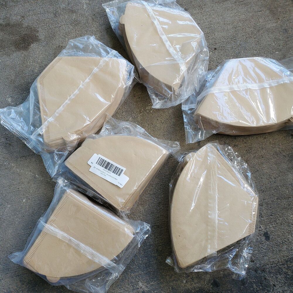 Bundle Cone Coffee Filters Natural Unbleached Paper...